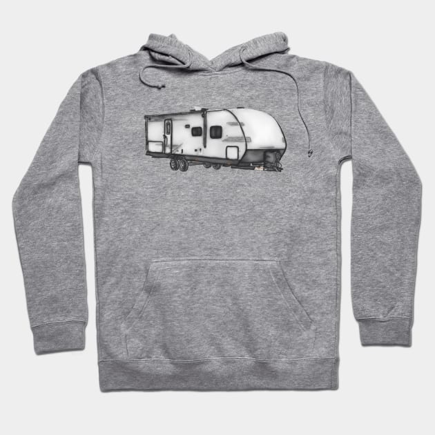 Camper Trailer Hoodie by HB Loves Crafts